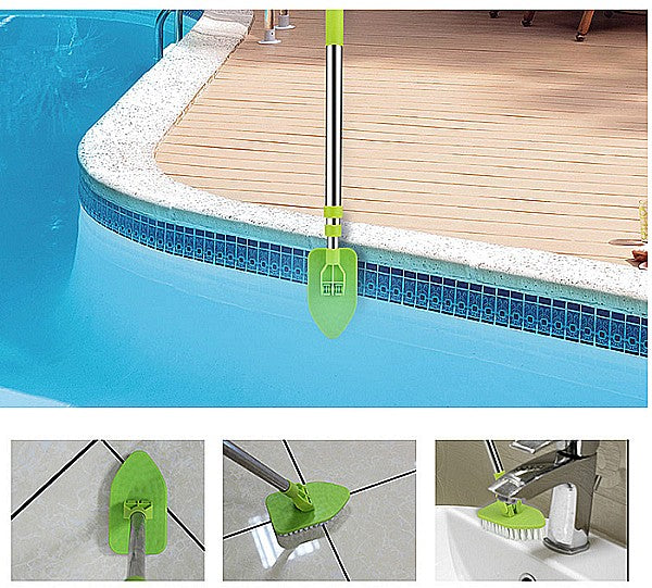 Moping Reader מברשת ניקוי עם מוט טלסקופי Mini Mop – cleanlines