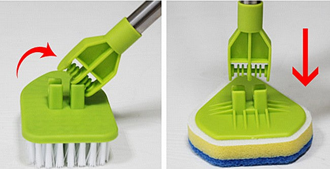 מברשת ניקוי עם מוט טלסקופי Mini Mop